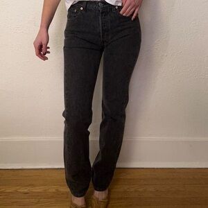 Vintage Grey Levi’s 501s